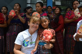 Kate with STW shirt and girl 2